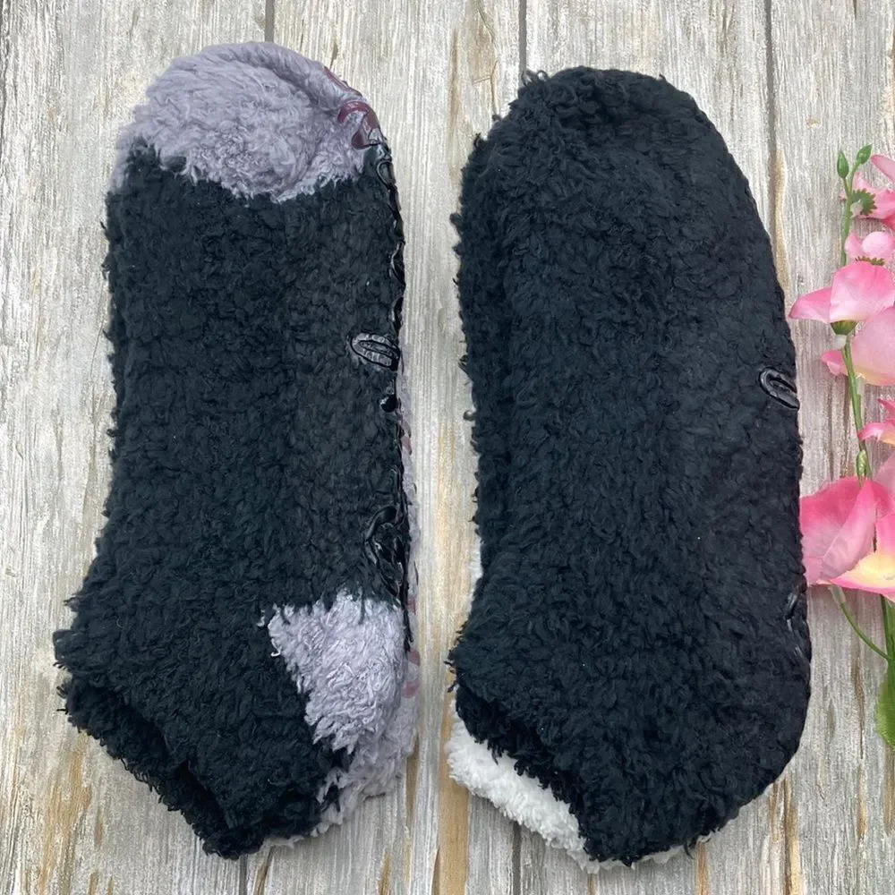 Women’s Dearfoams Ultra Soft Fuzzy Slipper Socks 2, 2-Packs Shoe Size 4-10